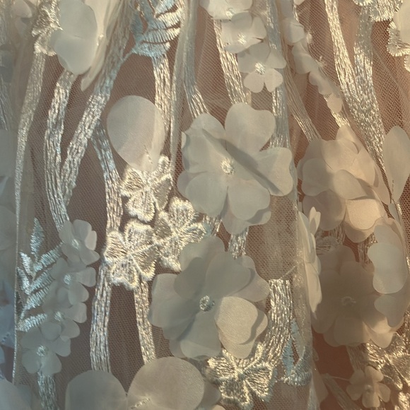 ROSEBUDS Blush Flower Girl Dress 6 - Picture 3 of 12